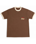 Mousse & Cream Ringer tee Front Design